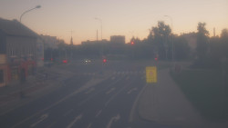 Křižovatka ulic Komenského a Velké Novosady