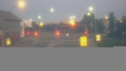 Křižovatka ulic Komenského a Velké Novosady