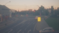 Křižovatka ulic Komenského a Velké Novosady