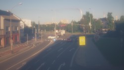 Křižovatka ulic Komenského a Velké Novosady