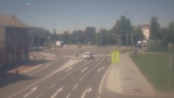 Křižovatka ulic Komenského a Velké Novosady