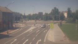 Křižovatka ulic Komenského a Velké Novosady