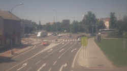 Křižovatka ulic Komenského a Velké Novosady