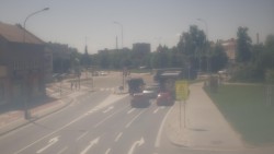 Křižovatka ulic Komenského a Velké Novosady