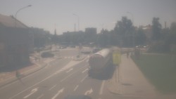 Křižovatka ulic Komenského a Velké Novosady