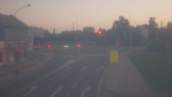 Křižovatka ulic Komenského a Velké Novosady