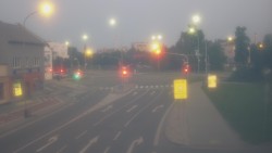 Křižovatka ulic Komenského a Velké Novosady