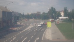 Křižovatka ulic Komenského a Velké Novosady
