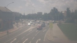 Křižovatka ulic Komenského a Velké Novosady