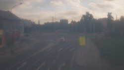 Křižovatka ulic Komenského a Velké Novosady