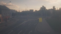 Křižovatka ulic Komenského a Velké Novosady