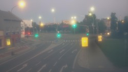 Křižovatka ulic Komenského a Velké Novosady