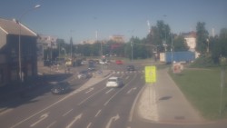 Křižovatka ulic Komenského a Velké Novosady
