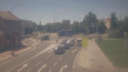 Křižovatka ulic Komenského a Velké Novosady