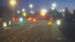 Křižovatka ulic Komenského a Velké Novosady