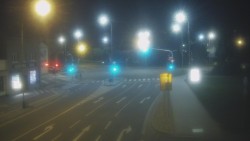 Křižovatka ulic Komenského a Velké Novosady