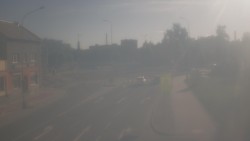 Křižovatka ulic Komenského a Velké Novosady