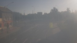 Křižovatka ulic Komenského a Velké Novosady