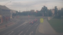 Křižovatka ulic Komenského a Velké Novosady