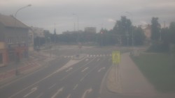 Křižovatka ulic Komenského a Velké Novosady