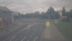 Křižovatka ulic Komenského a Velké Novosady