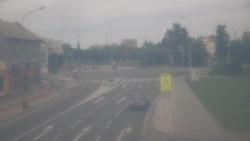 Křižovatka ulic Komenského a Velké Novosady