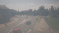 Křižovatka ulic Komenského a Velké Novosady