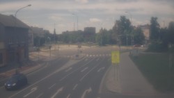 Křižovatka ulic Komenského a Velké Novosady