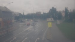 Křižovatka ulic Komenského a Velké Novosady