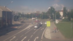 Křižovatka ulic Komenského a Velké Novosady
