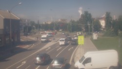 Křižovatka ulic Komenského a Velké Novosady