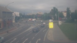 Křižovatka ulic Komenského a Velké Novosady
