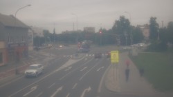 Křižovatka ulic Komenského a Velké Novosady