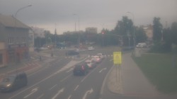 Křižovatka ulic Komenského a Velké Novosady