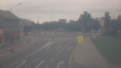 Křižovatka ulic Komenského a Velké Novosady