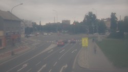 Křižovatka ulic Komenského a Velké Novosady