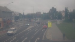 Křižovatka ulic Komenského a Velké Novosady
