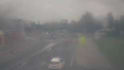 Křižovatka ulic Komenského a Velké Novosady