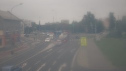 Křižovatka ulic Komenského a Velké Novosady