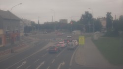 Křižovatka ulic Komenského a Velké Novosady