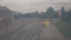 Křižovatka ulic Komenského a Velké Novosady