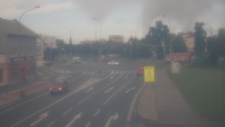 Křižovatka ulic Komenského a Velké Novosady