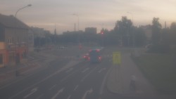 Křižovatka ulic Komenského a Velké Novosady