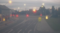 Křižovatka ulic Komenského a Velké Novosady