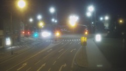 Křižovatka ulic Komenského a Velké Novosady