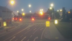 Křižovatka ulic Komenského a Velké Novosady