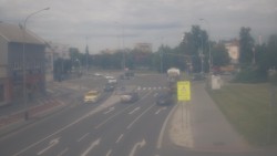 Křižovatka ulic Komenského a Velké Novosady