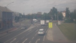 Křižovatka ulic Komenského a Velké Novosady