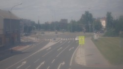 Křižovatka ulic Komenského a Velké Novosady