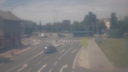Křižovatka ulic Komenského a Velké Novosady